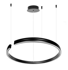 Lampa wisząca COSTA 30W DL-K01 CCT czarny
