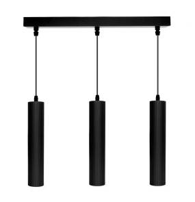 Lampa wisząca 3 x GU10 ESLA  KJ217 czarny