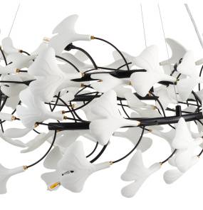 Lampa wisząca BOTANIKA 150 XY080P-150 black oprawa w kolorze czarnym Step Into Design