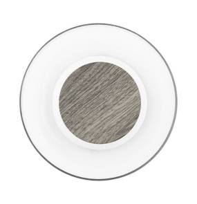 Kinkiet DONUT 18 ST-5072W transparent brown szklana oprawa z drewnianym elementem Step Into Design