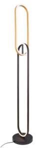 Lampa podłogowa RAVON F241145502 oprawa w kolorze czerni i złota ZUMA LINE