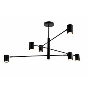 Lampa sufitowa PEDRO PEN4104-6BK oprawa w kolorze czarnym ZUMA LINE