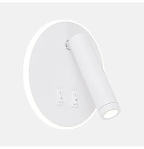 Kinkiet CIRCA W4107-WH oprawa w kolorze białym ZUMA LINE