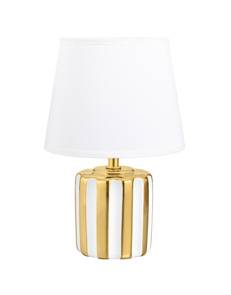 Lampa stołowa HS9143-GD oprawa w kolorze bieli i złota ZUMA LINE
