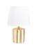 Lampa stołowa HS9143-GD oprawa w kolorze bieli i złota ZUMA LINE