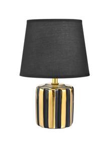 Lampa stołowa HS9143-BL oprawa w kolorze czerni i złota ZUMA LINE