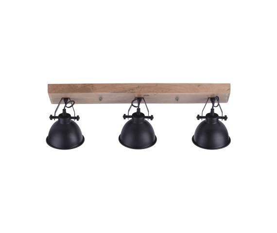 WYPRZEDAŻ Lampa sufitowa SAMIA 11983-18 oprawa w kolorze czarnym ZUMA LINE by Paul Neuhaus