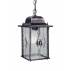 Lampa wisząca zewnętrzna Wexford WX9 Elstead Lighting czarno-srebrna oprawa w klasycznym stylu