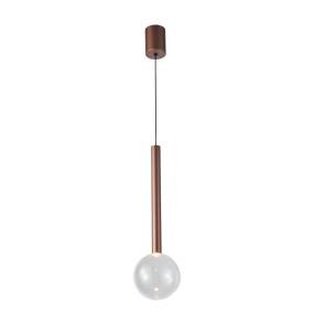 Lampa wisząca Alinos PND-24019-1A-COPP oprawa w kolorze miedzianym ITALUX