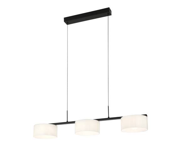 Lampa wisząca Austis PND-02836-3-BK oprawa w kolorze czarnym ITALUX