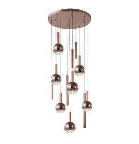 Lampa wisząca Camino PND-24038-12A-COPP oprawa w kolorze miedzianym ITALUX