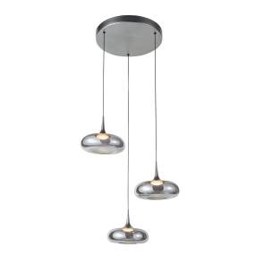Lampa wisząca Tenele PND-24028-3A-SILV oprawa w kolorze srebrnym ITALUX
