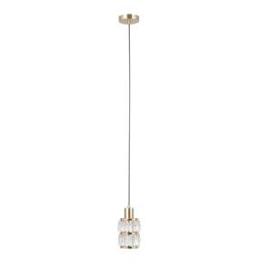 Lampa wisząca Alma PND-40668-1-HBR oprawa w kolorze złotym ITALUX