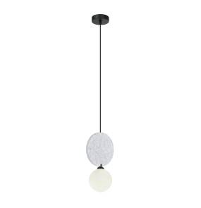 Lampa wisząca Andrea PND-59779-1M-LGR oprawa w kolorze czarnym z szarym elementem ITALUX