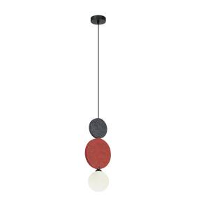 Lampa wisząca Andrea PND-59779A-1M-MLTI oprawa w kolorze czarnym z kolorowymi elementami ITALUX