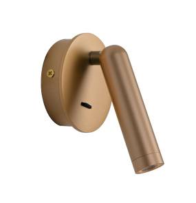 Kinkiet Carda WL-64834-1-GD oprawa w kolorze złotym ITALUX