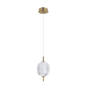 Lampa wisząca Corado PND-81438-1A-GD oprawa w kolorze złotym ITALUX