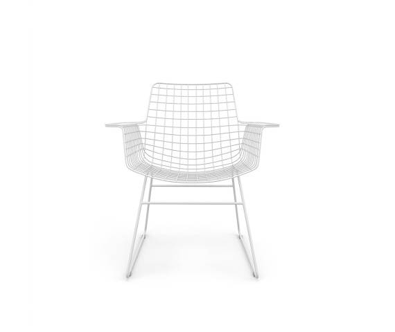 Krzesło FUR0019 w kolorze białym HKLIVING
