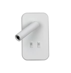 Kinkiet Doria WL-83957-1-WH oprawa w kolorze białym ITALUX