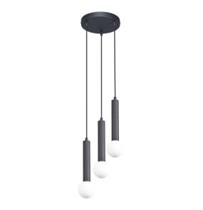 Lampa wisząca Filano PND-33574-3-BK oprawa w kolorze czarnym ITALUX