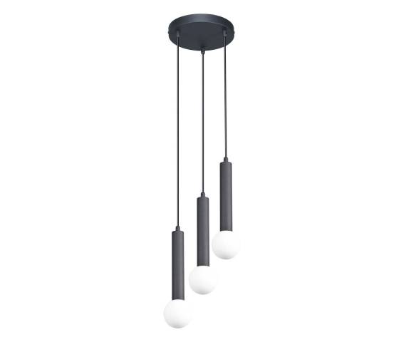 Lampa wisząca Filano PND-33574-3-BK oprawa w kolorze czarnym ITALUX