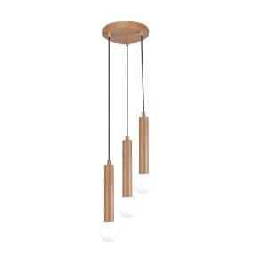 Lampa wisząca Filano PND-33574-3-WD oprawa w kolorze drewna ITALUX