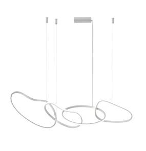 Lampa wisząca Fonte PND-22412-S4-WH oprawa w kolorze białym ITALUX