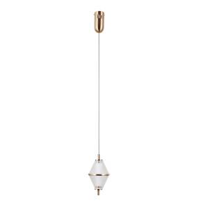Lampa wisząca Fuente PND-34395-1-HBR oprawa w kolorze złotym ITALUX