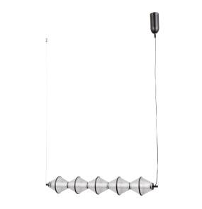 Lampa wisząca Fuente PND-34395-5-BK oprawa w kolorze czarnym ITALUX