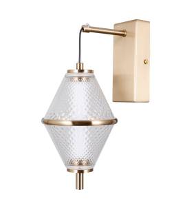 Kinkiet Fuente WL-34395-1-HBR oprawa w kolorze złotym ITALUX