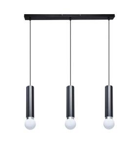 Lampa wisząca Macera PND-33849-3-BK oprawa w kolorze czarnym ITALUX