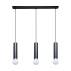 Lampa wisząca Macera PND-33849-3-BK oprawa w kolorze czarnym ITALUX