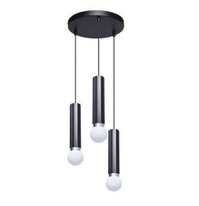 Lampa wisząca Macera PND-33849-3R-BK oprawa w kolorze czarnym ITALUX
