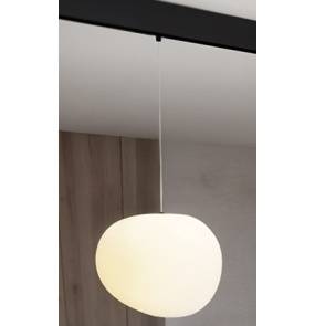 WYPRZEDAŻ Lampa do szyn magnetycznych STONE DDCX-002 5W 4000K oprawa w kolorze czarnym z białym kloszem DL