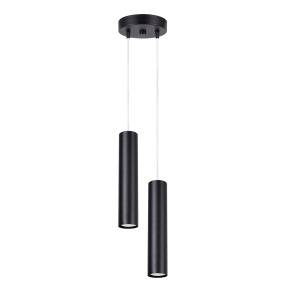 Lampa wisząca LAGOS 2P SL.1869 oprawa w kolorze czarnym SOLLUX LIGHTING 
