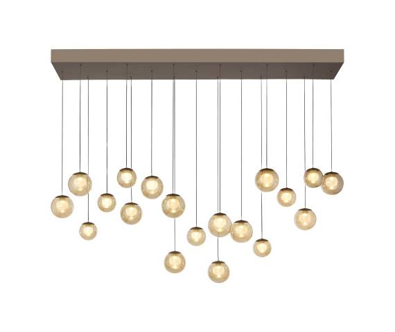 Lampa wisząca PURE POPUP 2589-97 oprawa w kolorze brązowym PAUL NEUHAUS