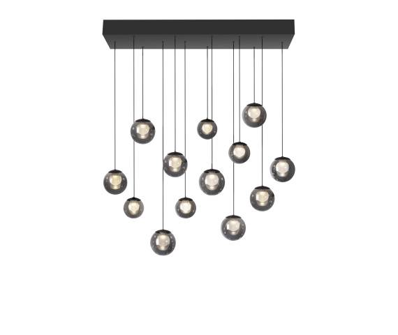 Lampa wisząca PURE POPUP 2590-15 oprawa w kolorze szarym PAUL NEUHAUS