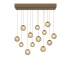 Lampa wisząca PURE POPUP 2590-97 oprawa w kolorze brązowym PAUL NEUHAUS
