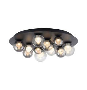 Lampa sufitowa PURE POPUP 6588-15 oprawa w kolorze szarym PAUL NEUHAUS