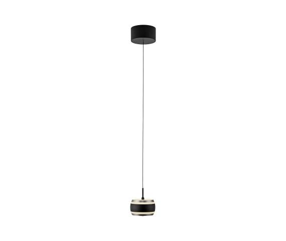 Lampa wisząca PURE FALLING RINGS 2503-18 oprawa w kolorze czarnym PAUL NEUHAUS