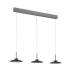 Lampa wisząca PURE MOON 2193-15 oprawa w kolorze platynowym PAUL NEUHAUS