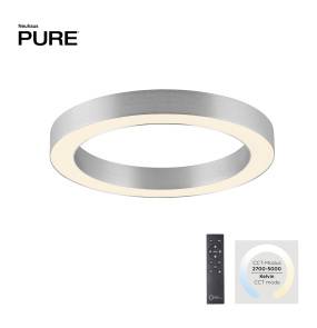 Plafon PURE LINES ROUND 6310-95 oprawa w kolorze srebrnym PAUL NEUHAUS