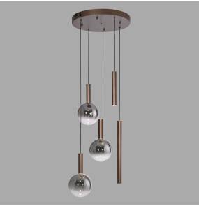 2285-23 BOWL LAMPA WISZĄCA BRĄZOWA