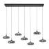 Lampa wisząca POSH 15695-15 oprawa w kolorze szarym PAUL NEUHAUS