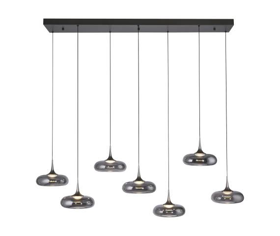 Lampa wisząca POSH 15695-15 oprawa w kolorze szarym PAUL NEUHAUS
