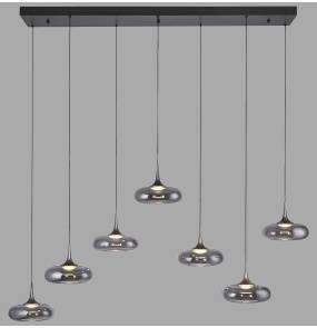 15695-15 POSH LAMPA WISZĄCA SZARA