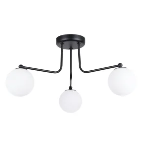 Lampa sufitowa ASTRAL 3 SL.1662 oprawa w kolorze czarnym SOLLUX LIGHTING
