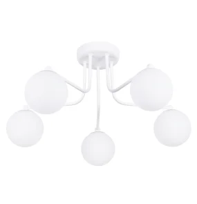 Lampa sufitowa ASTRAL 5 SL.1660 oprawa w kolorze białym SOLLUX LIGHTING