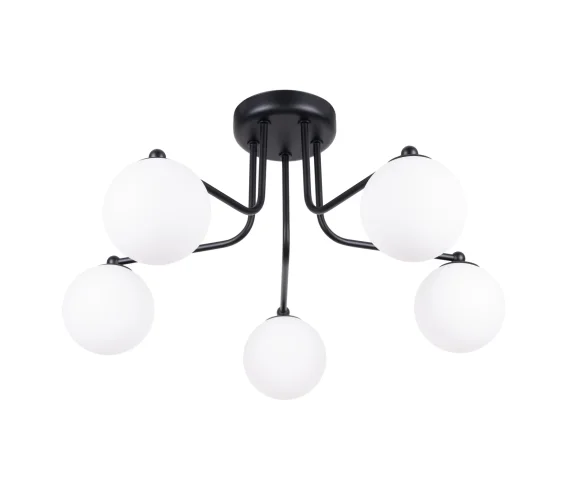 Lampa sufitowa ASTRAL 5 SL.1663 oprawa w kolorze czarnym SOLLUX LIGHTING
