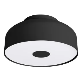 Plafon OMIQ SL.1678 oprawa w kolorze czarnym SOLLUX LIGHTING